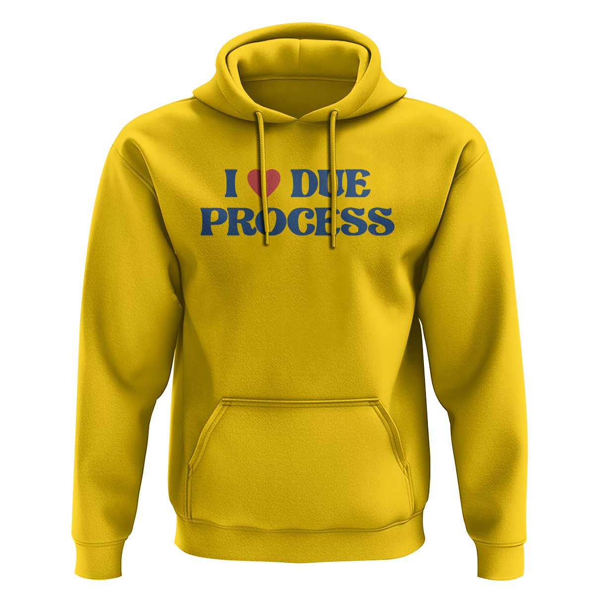 I Love Due Process Hoodie Pro Immigration Immigrants Feed America