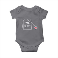 I Love English Tea UK Flag Baby Onesie Vintage British Humor