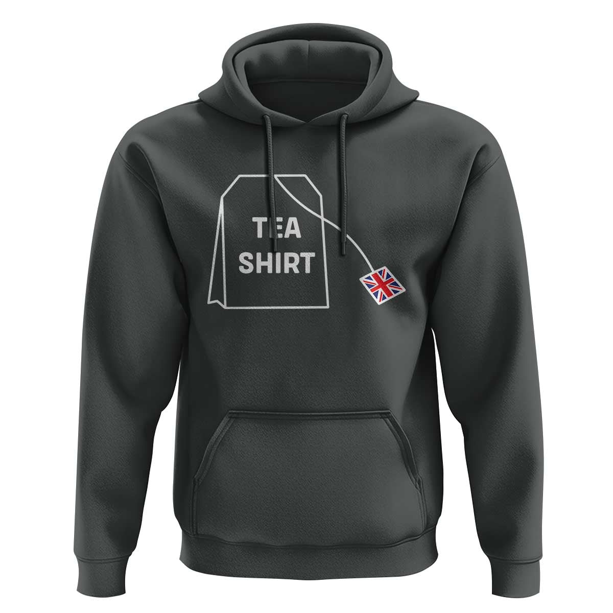 I Love English Tea UK Flag Hoodie Vintage British Humor
