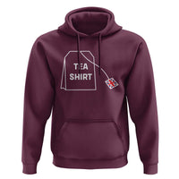 I Love English Tea UK Flag Hoodie Vintage British Humor