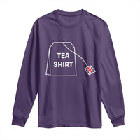 I Love English Tea UK Flag Long Sleeve Shirt Vintage British Humor