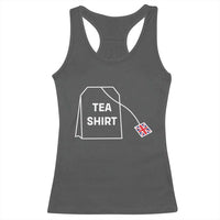 I Love English Tea UK Flag Racerback Tank Top Vintage British Humor