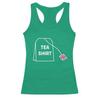 I Love English Tea UK Flag Racerback Tank Top Vintage British Humor