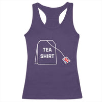 I Love English Tea UK Flag Racerback Tank Top Vintage British Humor