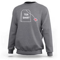 I Love English Tea UK Flag Sweatshirt Vintage British Humor