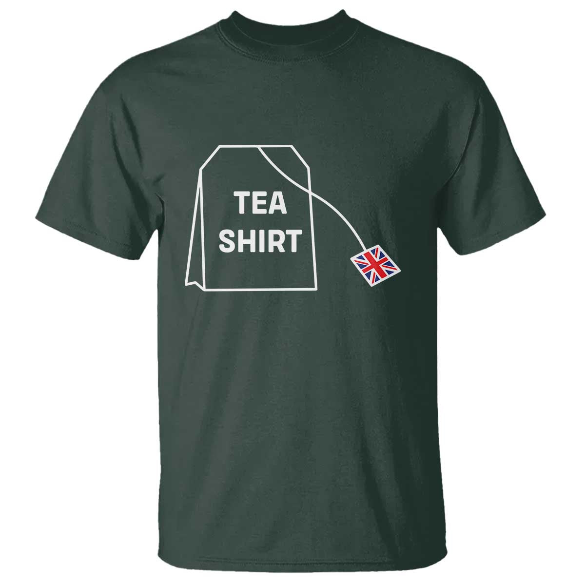 I Love English Tea UK Flag T Shirt Vintage British Humor