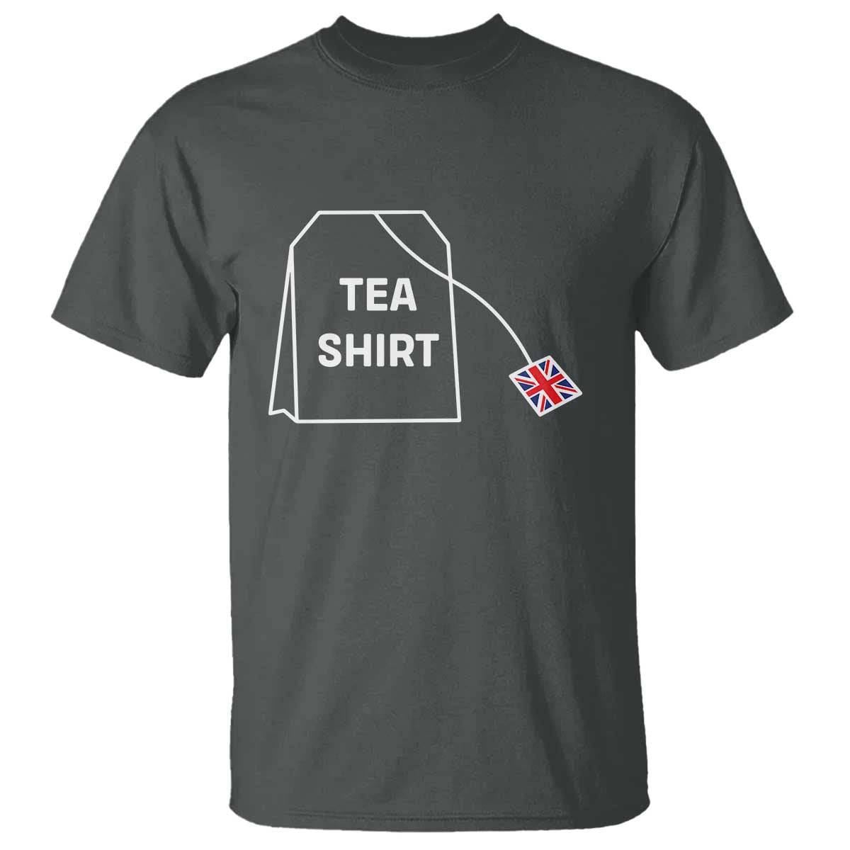 I Love English Tea UK Flag T Shirt Vintage British Humor