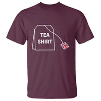 I Love English Tea UK Flag T Shirt Vintage British Humor