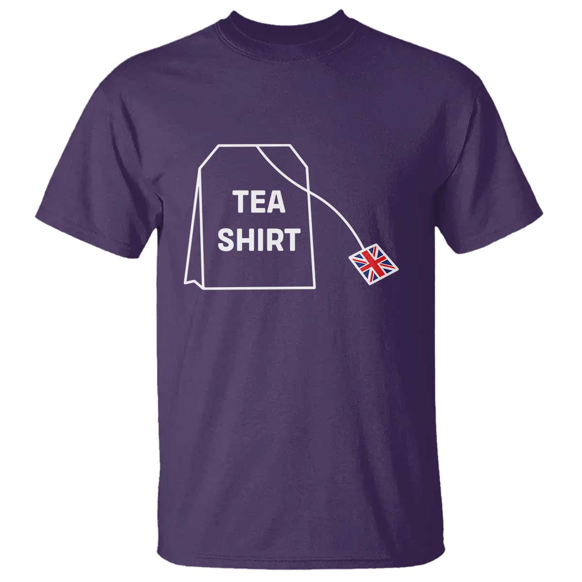 I Love English Tea UK Flag T Shirt Vintage British Humor