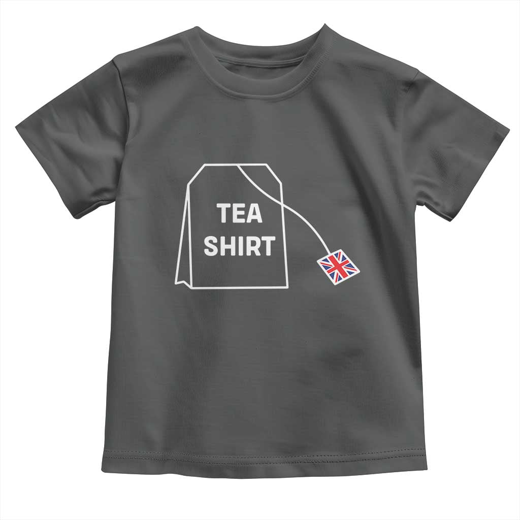 I Love English Tea UK Flag Toddler T Shirt Vintage British Humor