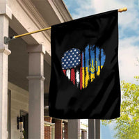 Support Ukraine Garden Flag Stand With Ukraine American Ukrainian Flag