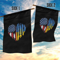 Support Ukraine Garden Flag Stand With Ukraine American Ukrainian Flag