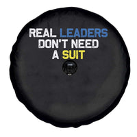 Support Ukraine Spare Tire Cover Real Leaders Dont Need Suits