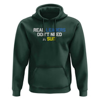 Support Ukraine Hoodie Real Leaders Dont Need Suits