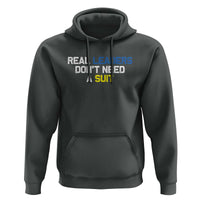 Support Ukraine Hoodie Real Leaders Dont Need Suits