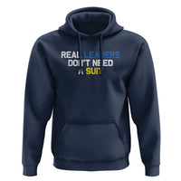 Support Ukraine Hoodie Real Leaders Dont Need Suits