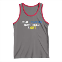 Support Ukraine Tank Top Real Leaders Dont Need Suits