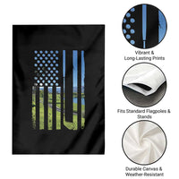 American Flag Golf Garden Flag Golfer Funny Golf Club Golfing