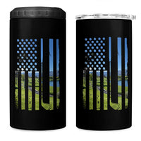American Flag Golf 4 in 1 Can Cooler Tumbler Golfer Funny Golf Club Golfing