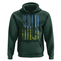 American Flag Golf Hoodie Golfer Funny Golf Club Golfing