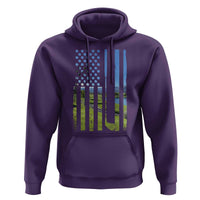 American Flag Golf Hoodie Golfer Funny Golf Club Golfing
