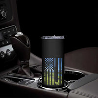American Flag Golf Skinny Tumbler Golfer Funny Golf Club Golfing