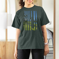 American Flag Golf T Shirt For Women Golfer Funny Golf Club Golfing