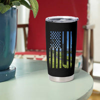 American Flag Golf Tumbler Cup Golfer Funny Golf Club Golfing
