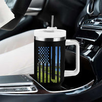 American Flag Golf Tumbler With Handle Golfer Funny Golf Club Golfing
