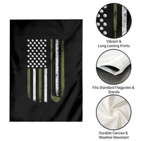 Retro American Flag Golf Garden Flag Golfer Funny Golf Club Golfing