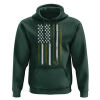 Retro American Flag Golf Hoodie Golfer Funny Golf Club Golfing