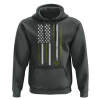 Retro American Flag Golf Hoodie Golfer Funny Golf Club Golfing