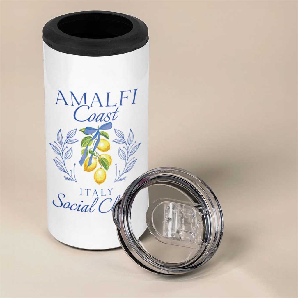Amalfi Coast 4 in 1 Can Cooler Tumbler Sorrento Italy Vacation Gift - Wonder Print Shop
