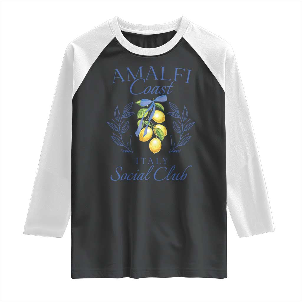 Amalfi Coast Raglan Shirt Sorrento Italy Vacation Gift - Wonder Print Shop