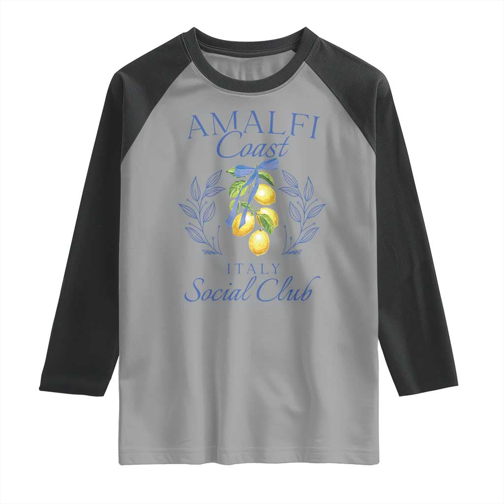 Amalfi Coast Raglan Shirt Sorrento Italy Vacation Gift - Wonder Print Shop