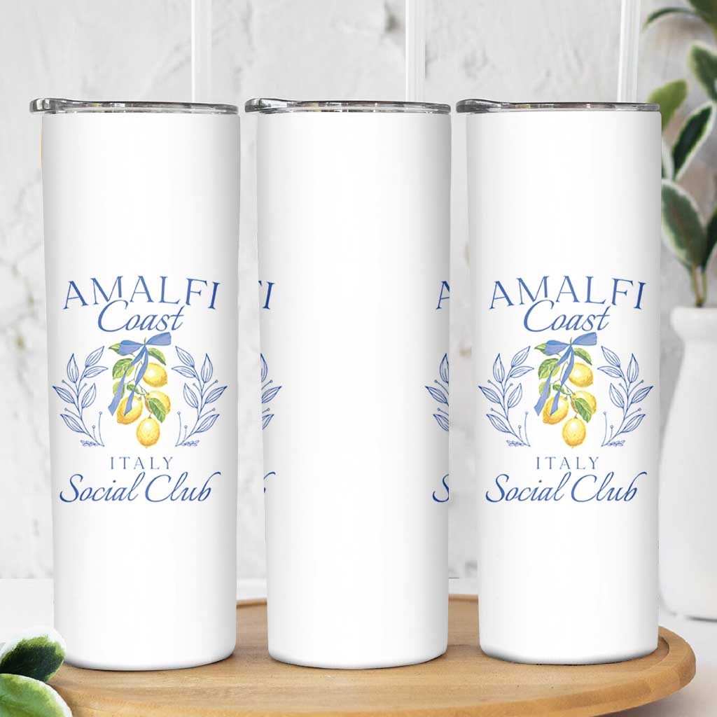 Amalfi Coast Skinny Tumbler Sorrento Italy Vacation Gift - Wonder Print Shop