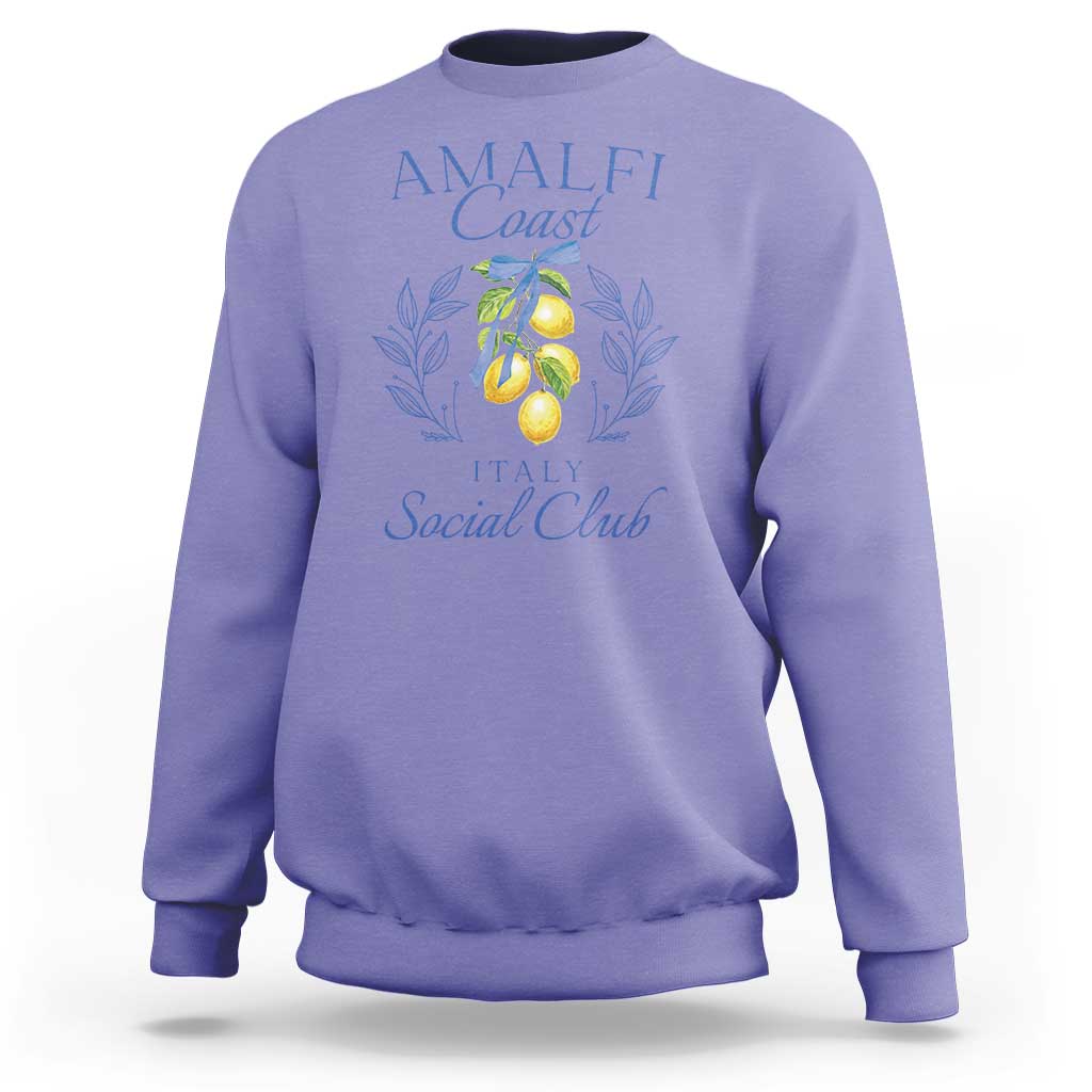 Amalfi Coast Sweatshirt Sorrento Italy Vacation Gift - Wonder Print Shop