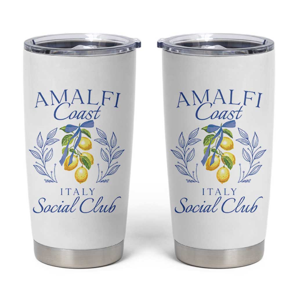 Amalfi Coast Tumbler Cup Sorrento Italy Vacation Gift - Wonder Print Shop