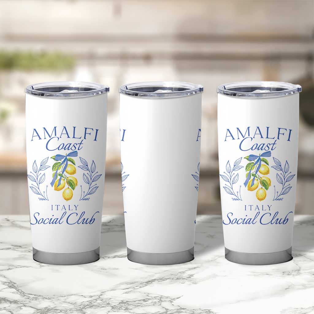 Amalfi Coast Tumbler Cup Sorrento Italy Vacation Gift - Wonder Print Shop