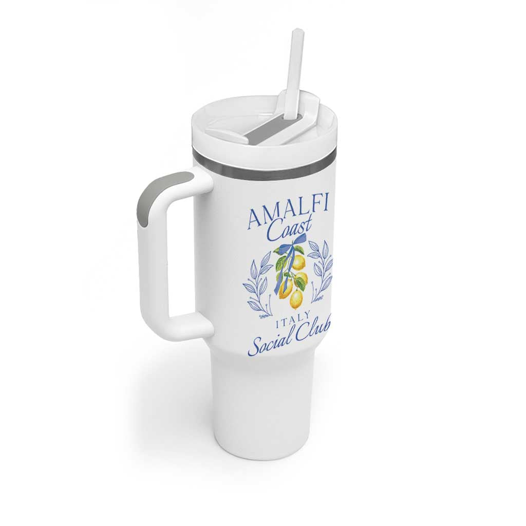 Amalfi Coast Tumbler With Handle Sorrento Italy Vacation Gift - Wonder Print Shop