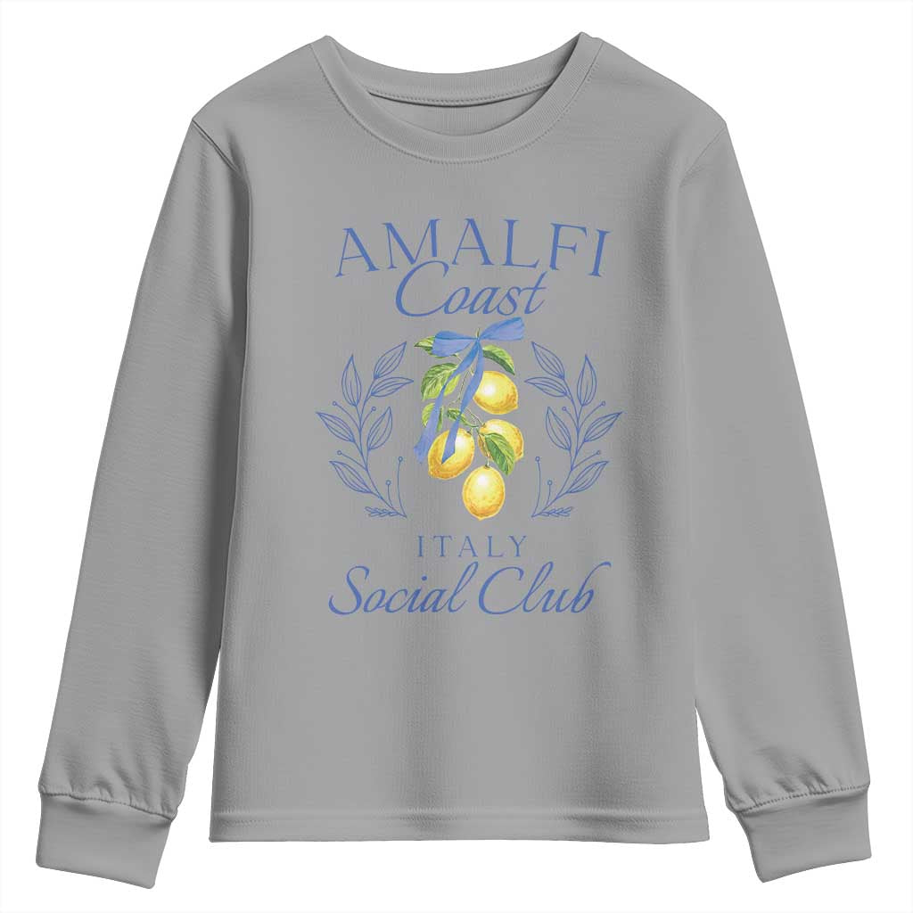 Amalfi Coast Youth Sweatshirt Sorrento Italy Vacation Gift - Wonder Print Shop