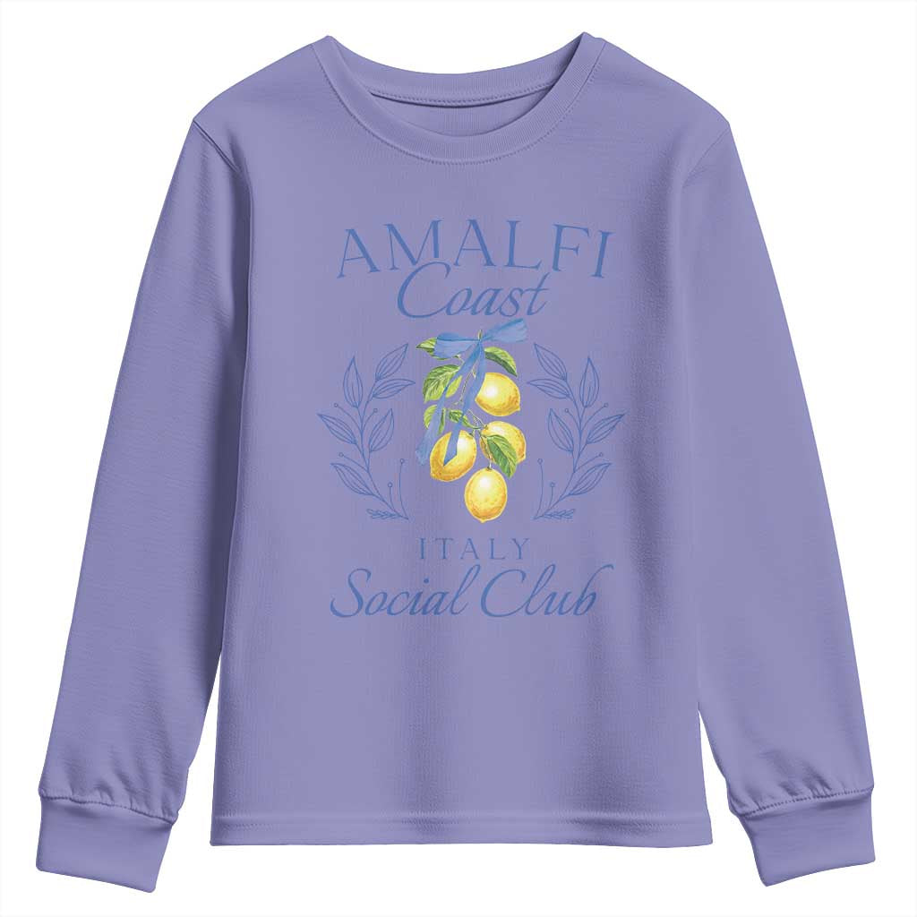 Amalfi Coast Youth Sweatshirt Sorrento Italy Vacation Gift - Wonder Print Shop