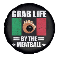 Funny Meatball Spare Tire Cover Italian Food Italy Flag - Wonder Print Shop