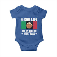 Funny Meatball Baby Onesie Italian Food Italy Flag - Wonder Print Shop