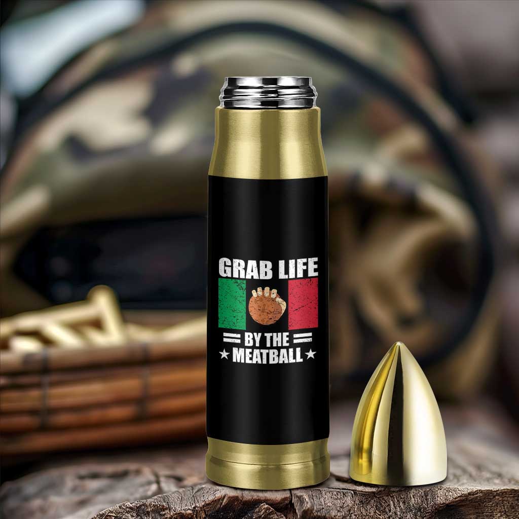 Funny Meatball Bullet Tumbler Italian Food Italy Flag - Wonder Print Shop