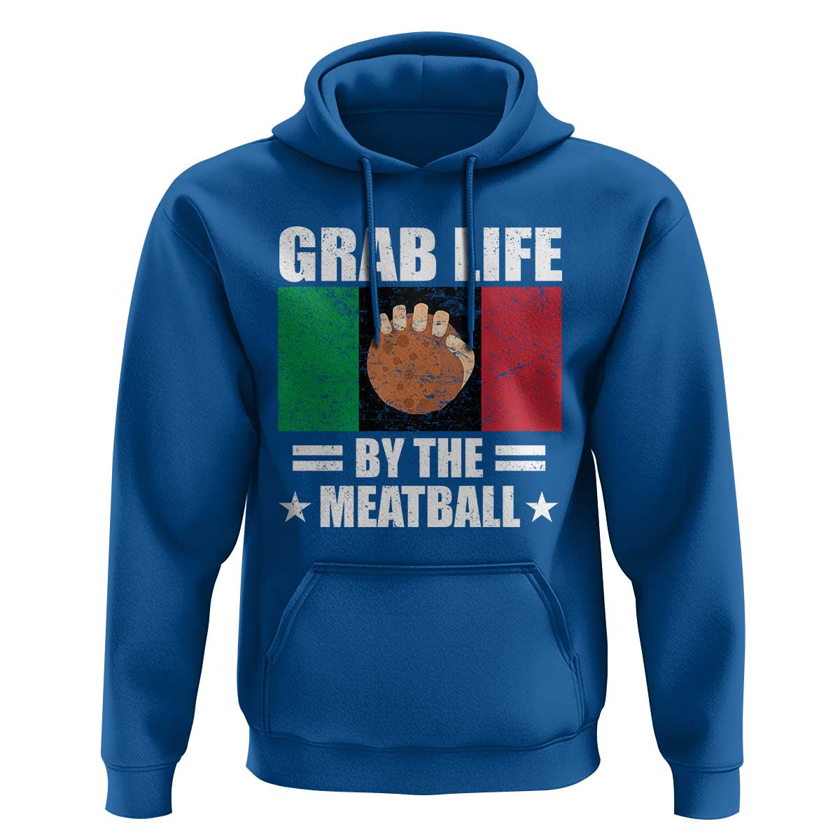 Funny Meatball Hoodie Italian Food Italy Flag - Wonder Print Shop