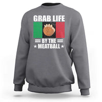 Funny Meatball Sweatshirt Italian Food Italy Flag - Wonder Print Shop