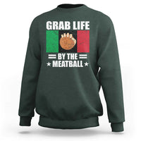 Funny Meatball Sweatshirt Italian Food Italy Flag - Wonder Print Shop