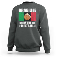 Funny Meatball Sweatshirt Italian Food Italy Flag - Wonder Print Shop