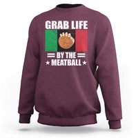 Funny Meatball Sweatshirt Italian Food Italy Flag - Wonder Print Shop